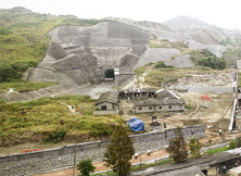 The Giant Hydro-electric Dam Across The Mighty Yangtze River Of China 